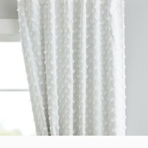 Pottery Barn Teen White Blackout Curtain